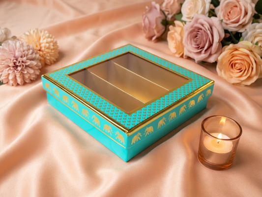 "Motif Delight Sweet Box" - Motif (Window) Sweet Box - 1/4 kg