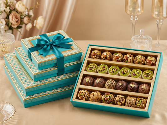 Akruti Covered Sweet Box – 1000 g | Premium Mithai Packaging