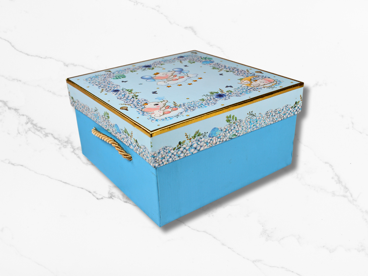 Baby Boy Hamper Blue Box