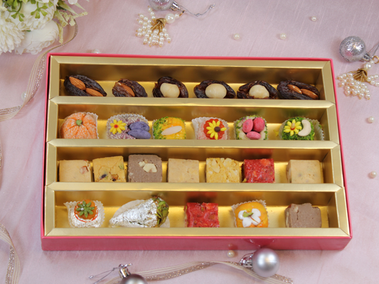 Vatika Lotus Petal View - Vatika (Window) Sweet Box -1 kg