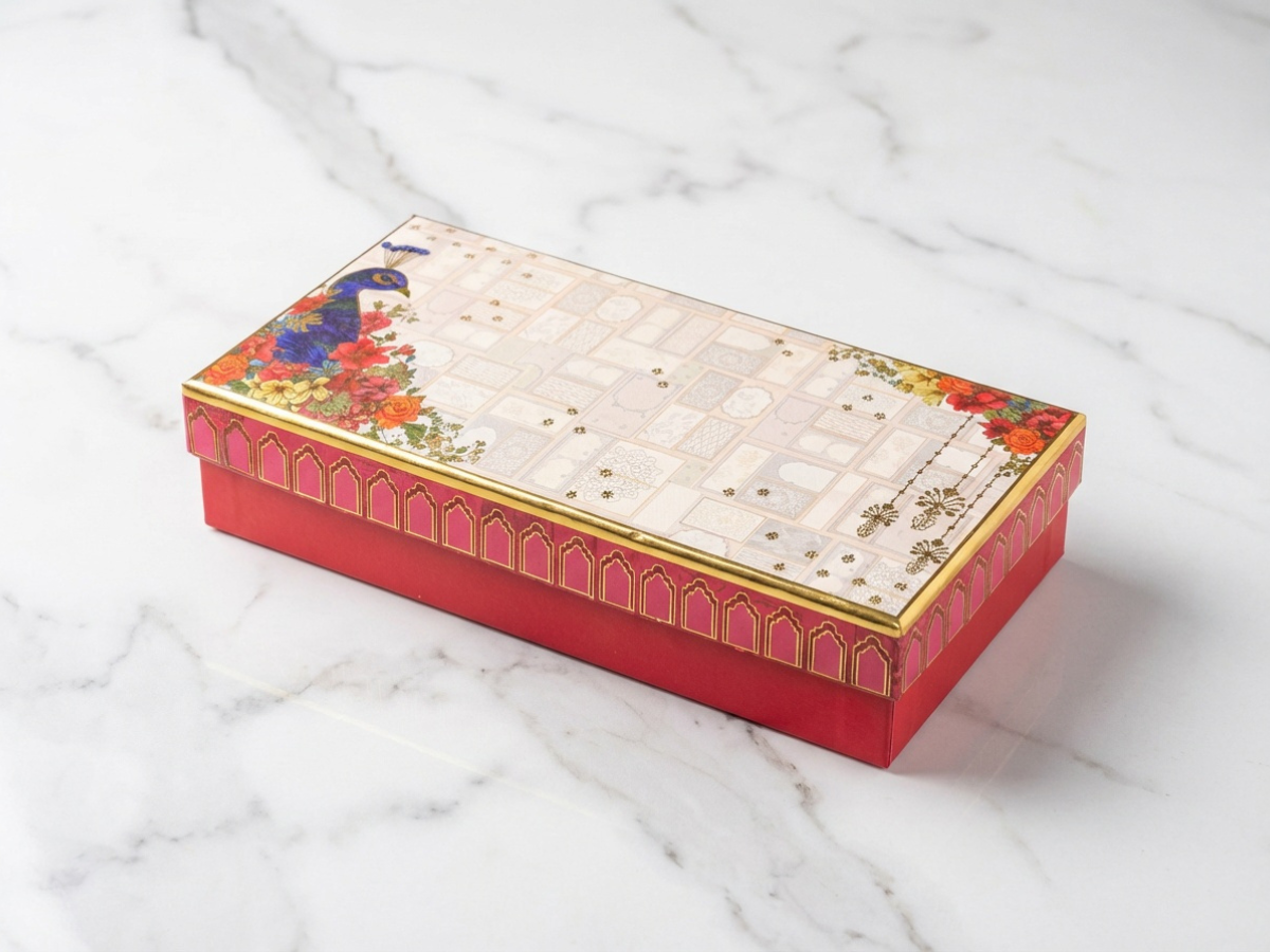 Mayura Covered Sweet Box – 250 g | Premium Mithai Packaging