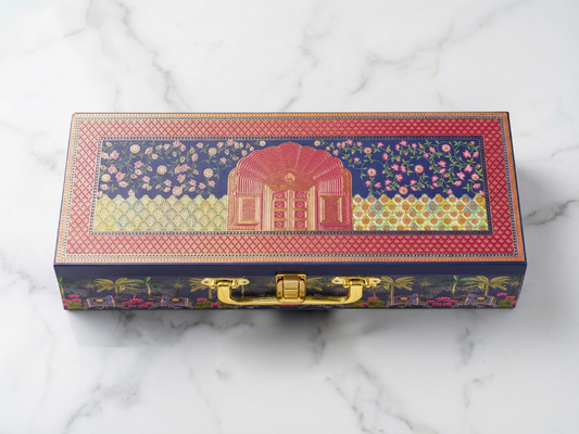 MDF Gift Hamper Box – Floral Design | Royal Luxury Premium Hamper Packaging