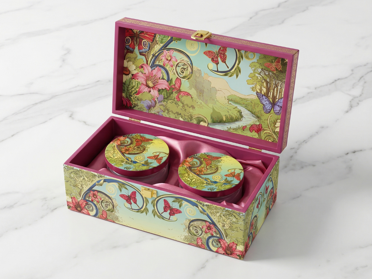 MDF Gift Hamper Box – Butterfly Design | Luxury Premium Hamper Packaging
