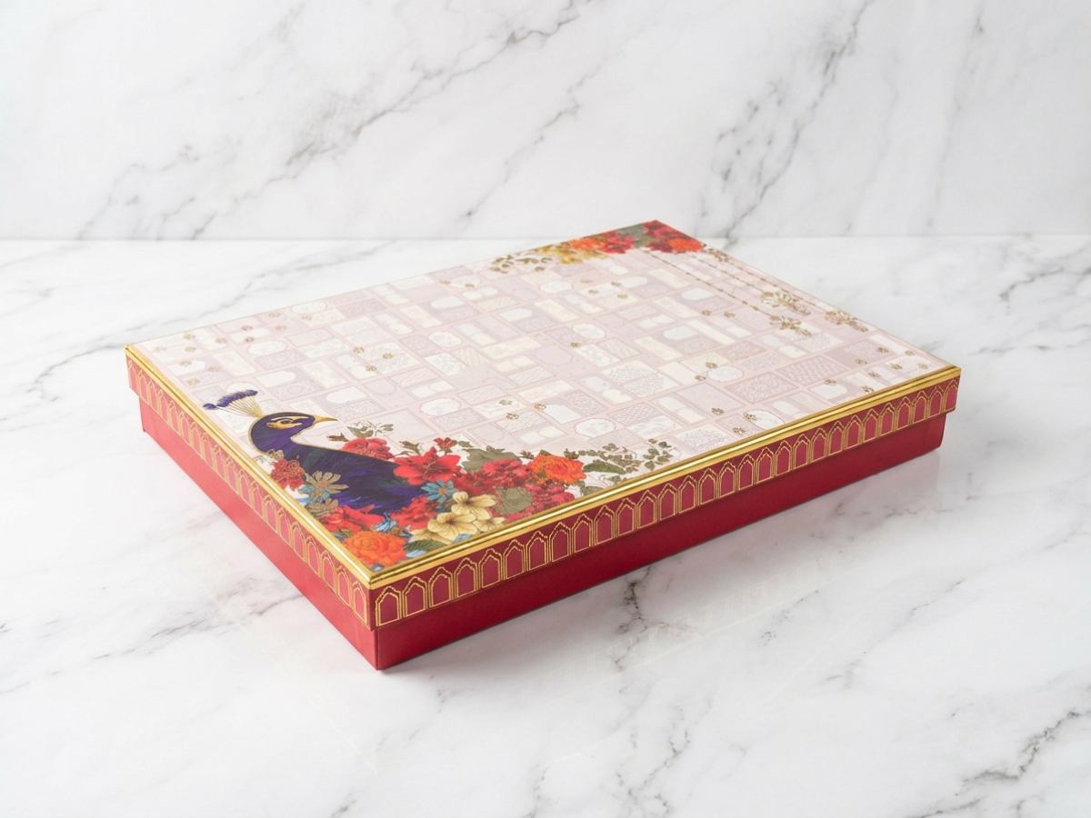Mayura Covered Sweet Box – 1kg | Premium Mithai Packaging