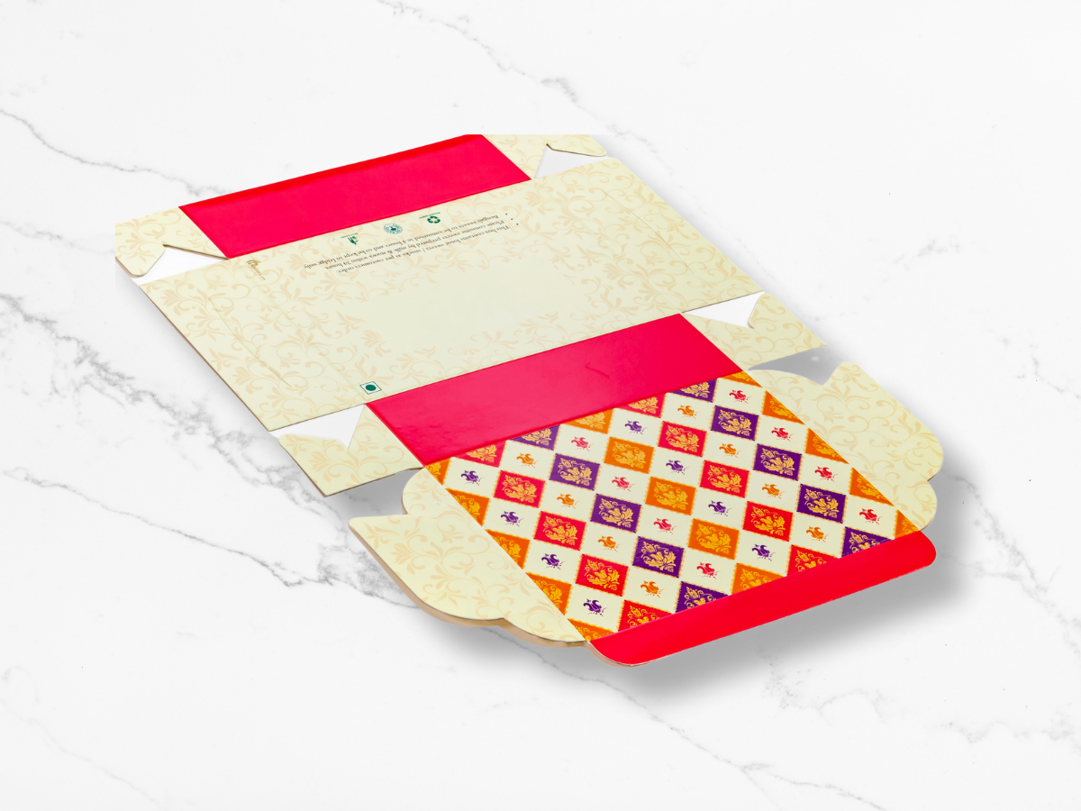 Eco Mithai Folding Cream Box - 1 Kg
