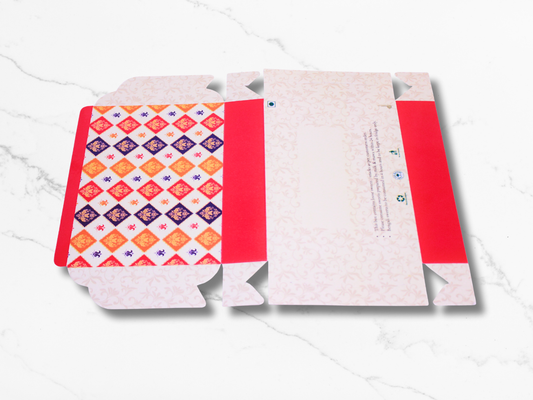 Eco Mithai Folding Cream Box - 1/2 Kg