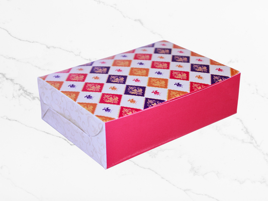Eco Mithai Folding Cream Box - 1/4 kg