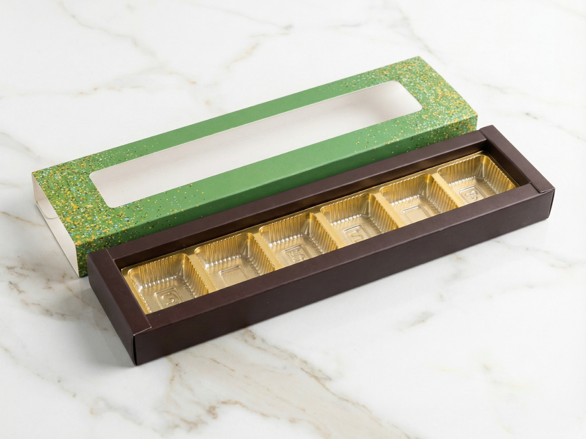 Slider Chocolate Green (Window) - 06 PCS