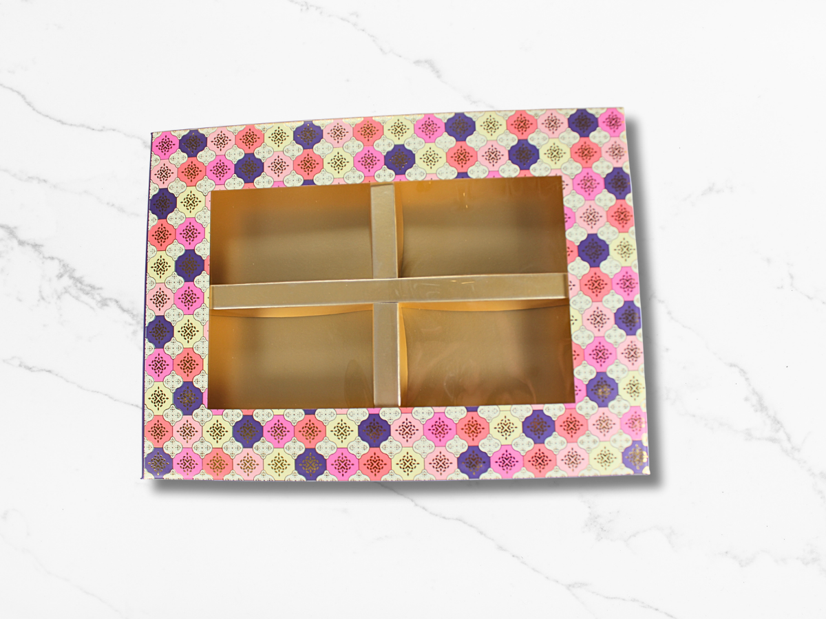 Imperial (Window) Dryfruit Box 4 part