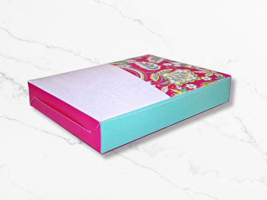 Premium Mithai Folding Pink Box - 1 kg