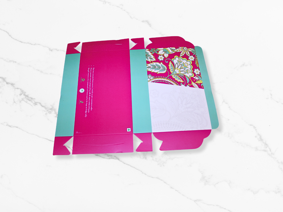 Premium Mithai Folding Pink Box- 1/2 kg