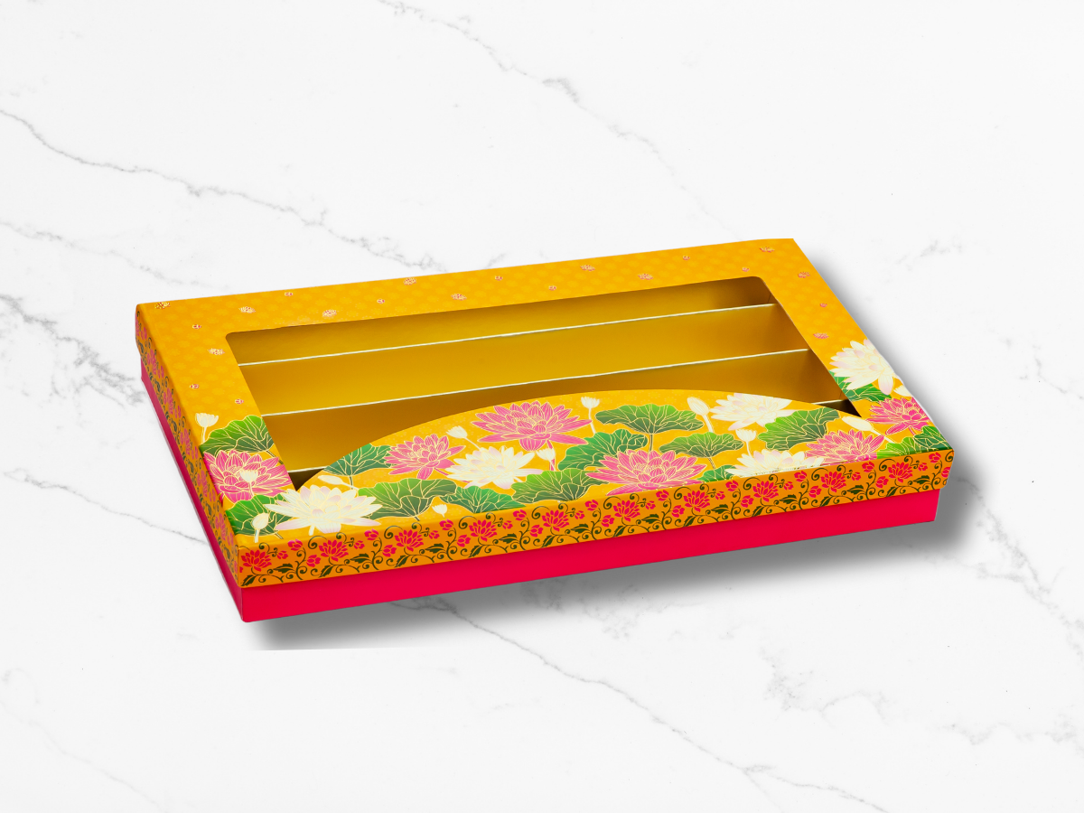 Vatika Lotus Petal View - Vatika (Window) Sweet Box -1 kg