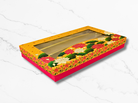 Vatika Lotus Petal View - Vatika (Window) Sweet Box -1 kg
