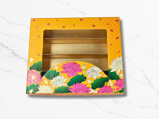 Vatika Lotus Petal View - Vatika (Window) Sweet Box -1/2 kg