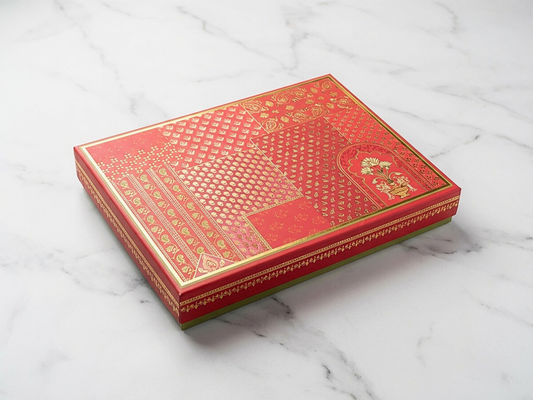 New Trinity 4 Part Dry Fruit Box – 600 g | Luxury Partition Packaging