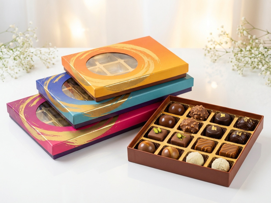 Orbit Orange Chocolate Box (Window) 12 PCS