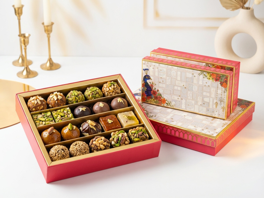 Mayura Covered Sweet Box – 500 g | Premium Mithai Packaging