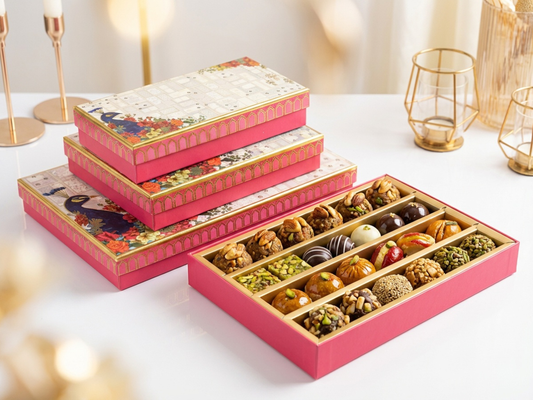 Mayura Covered Sweet Box – 1kg | Premium Mithai Packaging