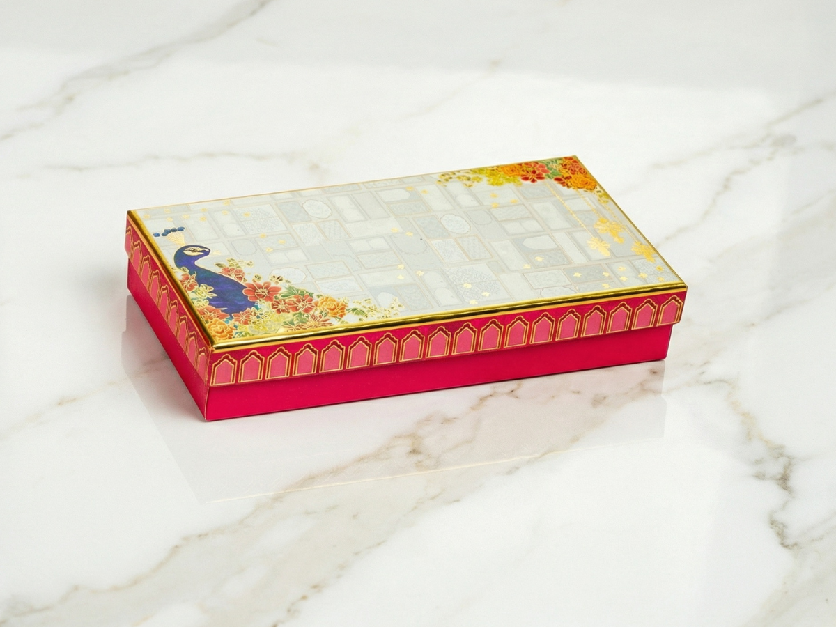 Mayura Covered Sweet Box – 250 g | Premium Mithai Packaging