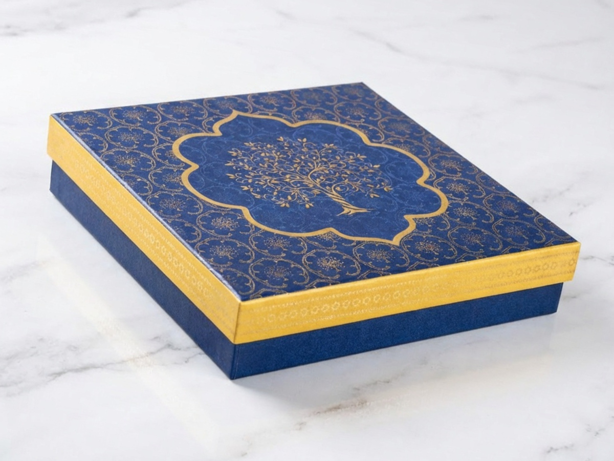 Vanam Covered Sweet Box – 500 g | Luxury Mithai Packaging