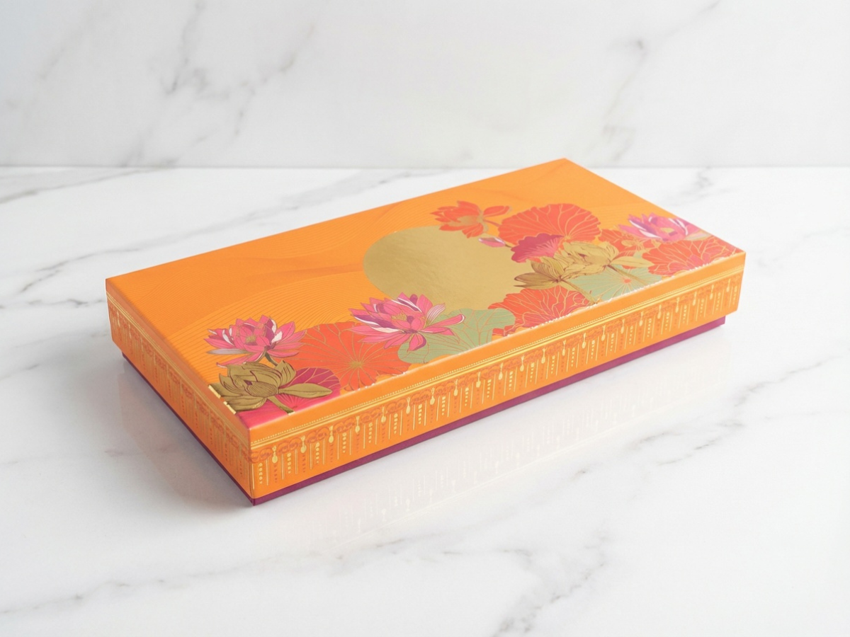 New Kamal 3 Part Dry Fruit Box – 300–450 g | Premium Partition Packaging