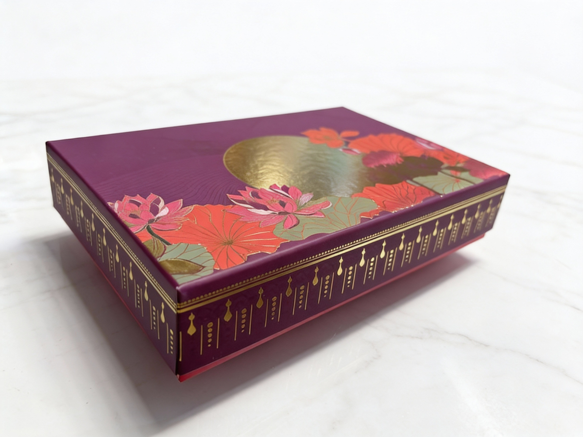 New Kamal 2 Part Dry Fruit Box – 200–300 g | Premium Partition Packaging