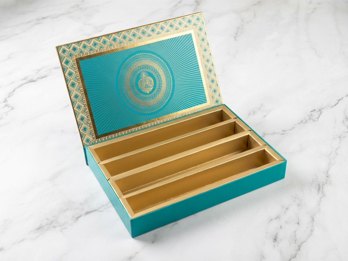 Akruti Covered Sweet Box – 1000 g | Premium Mithai Packaging