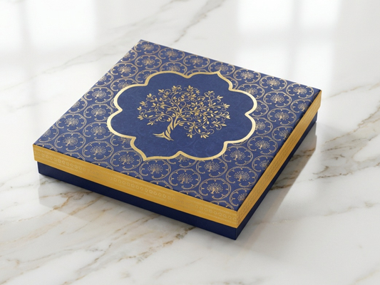 Vanam Covered Sweet Box – 1 kg | Luxury Mithai Packaging