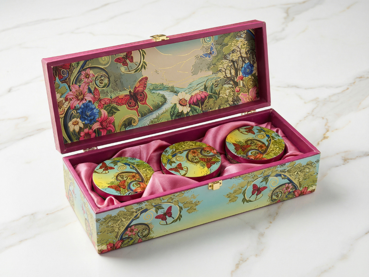 MDF Gift Hamper Box – Butterfly Design | Luxury Premium Hamper Packaging