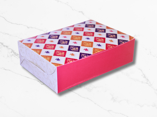 Eco Mithai Folding Cream Box - 1/2 Kg