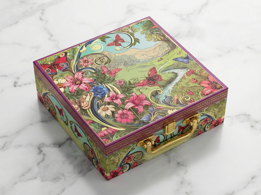 MDF Gift Hamper Box – Butterfly Design | Luxury Premium Hamper Packaging