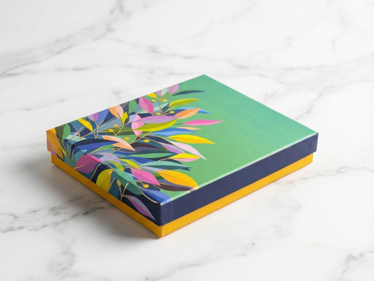 Leaves Chocolate Box – 12 Pcs | Premium Chocolate Packaging