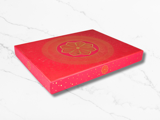 Moroccan (Covered) Red Dryfruit Box 4 part