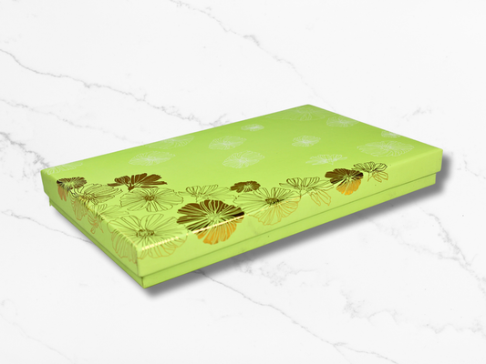 Gold Roses Green (Covered) Chocolate Box - 15 pcs