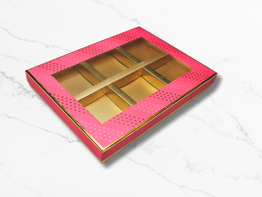 Royal Pink (Window) Dryfruit Box 6 part