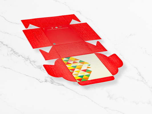 Snack Folding Red Box - 1/2 kg